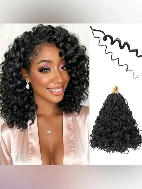 Gogo Curl Crochet Hair 10 Inch 8 Packs