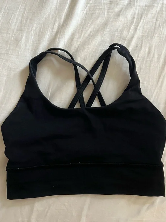 lululemon athletica Black Crisscross Sports Bra