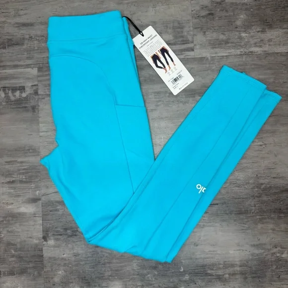 Alo Yoga 7/8 High-Waist Checkpoint‎ Leggings size small NWT