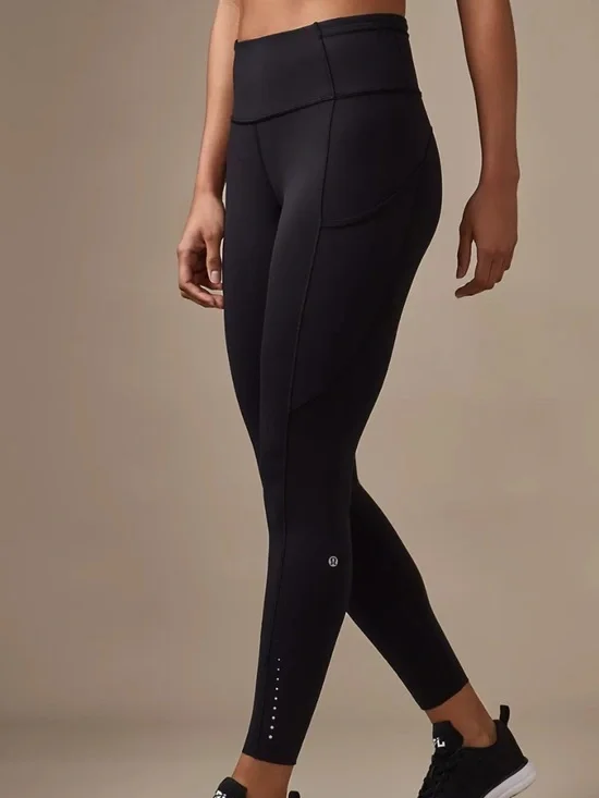🍋NWOT🍋 Lululemon Fast and Free High-Rise Cropped Tights Leggings-Size 6