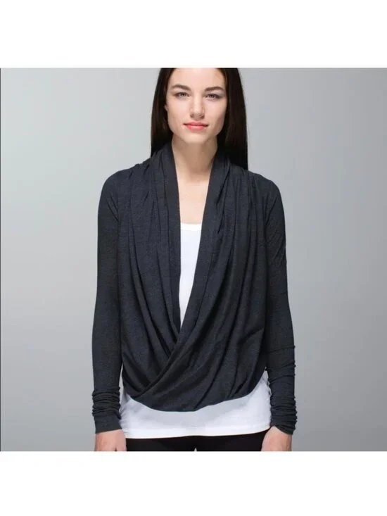 Lululemon Iconic Wrap Heathered Black
