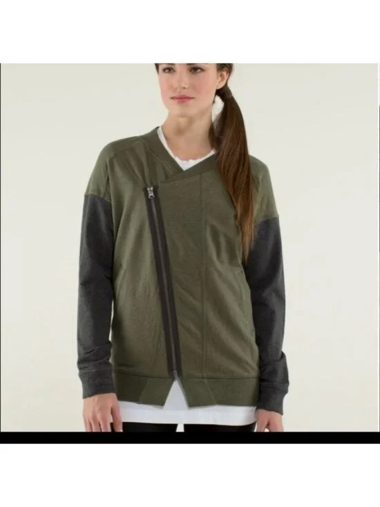Lululemon Mula Bundle Wrap Heathered Fatigue Green / Heathered Dark Grey