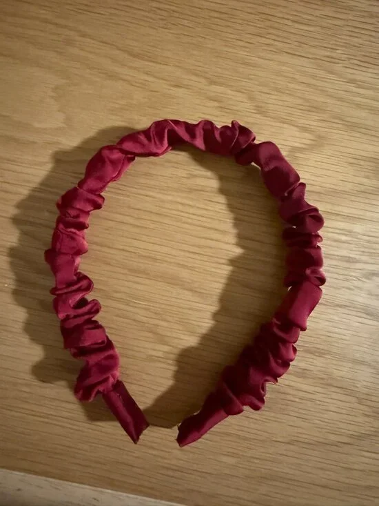 Red Satin Headband
