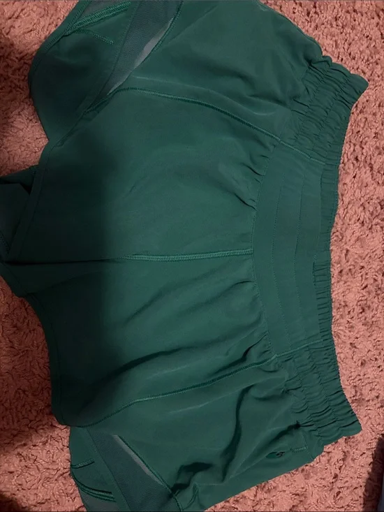 Lululemon dark Green Athletic Running Shorts