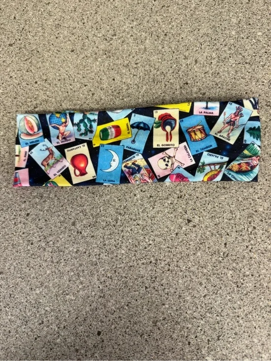 Lotería Print Stretch Headband - Multicolor