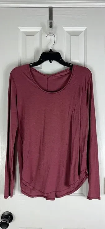 Lululemon Womens Maroon Pullover Size 10