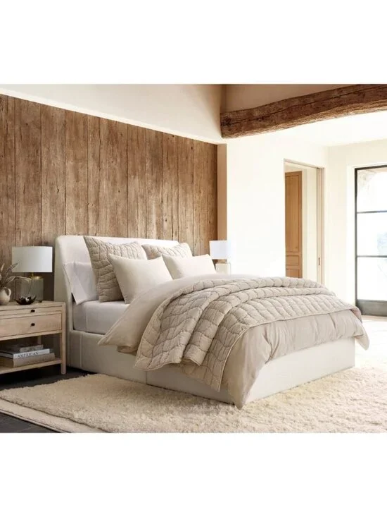 POTTERY BARN Cozy Cloud Duvet Cover in Oatmeal Size King/Cal. King