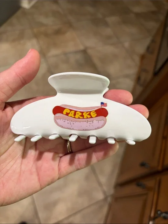 PARKE hotdog claw clip & pouch