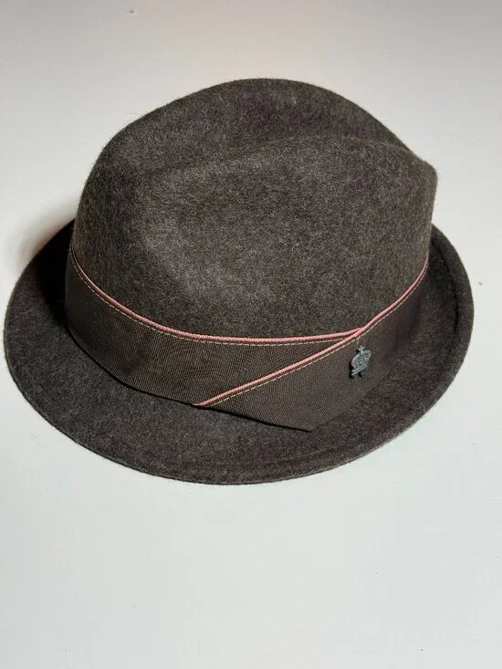 Christy's Crown by Tony Merenda Wool Brown Trilby Women's Hat Sz M