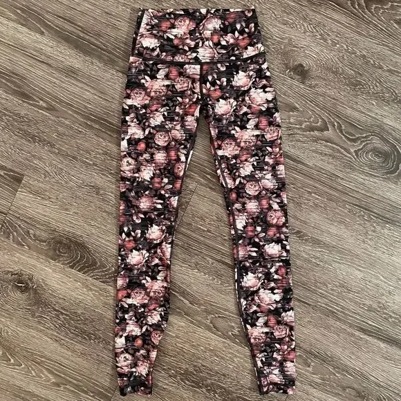 Lululemon Wunder Under Peony Multi Hi-Rise Tight nwot