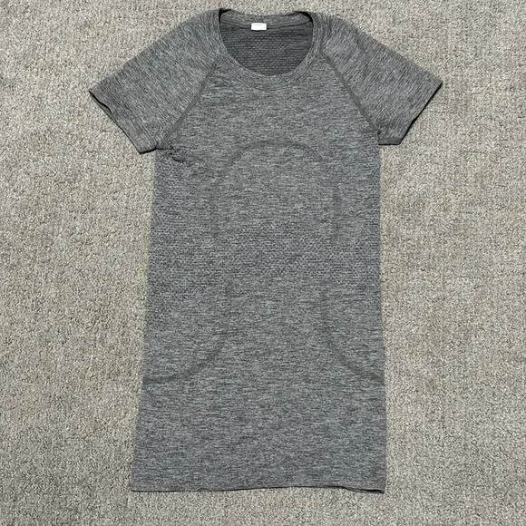 Lululemon Women’s Swiftly Tech Short-Sleeve Crew Shirt 2.0 Heather Gray Size 0