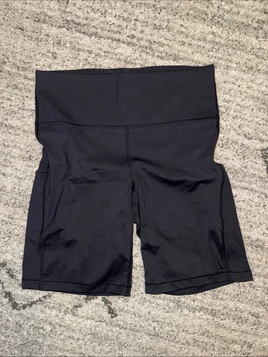 Athleta  Black High-Rise Bike Shorts 1X