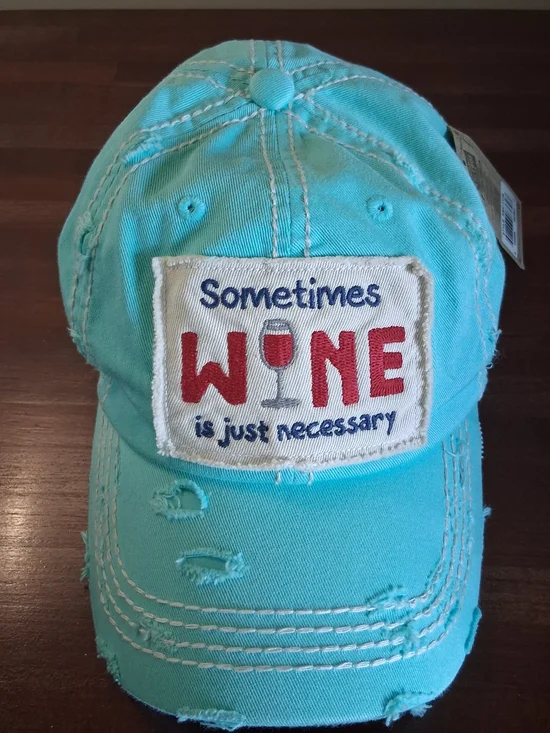 KBETHOS Turquoise Distressed Baseball Cap 