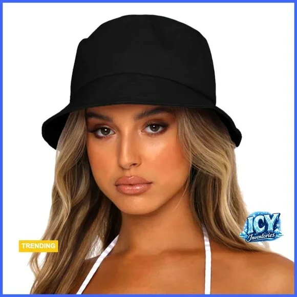 Reversible Cotton Bucket Hat, One Size, Sun Protection, Travel Ready
