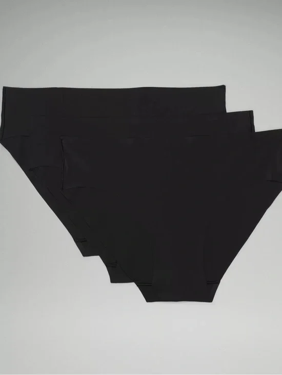 lululemon InvisiWear Seamless Bikini Brief in Black