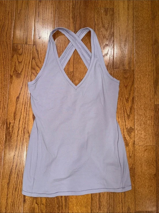 lululemon athletica Lilac Cross-Back V-Neck Tank