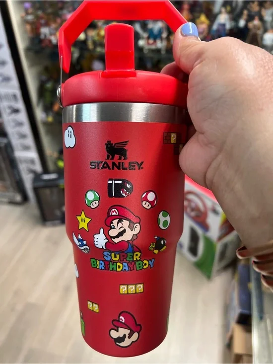 Stanley Super Mario 'Super Birthday Boy' Red Travel Tumbler
