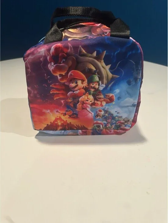 Super Mario Bros Movie Lunch Bag Box insulated -Brand New!