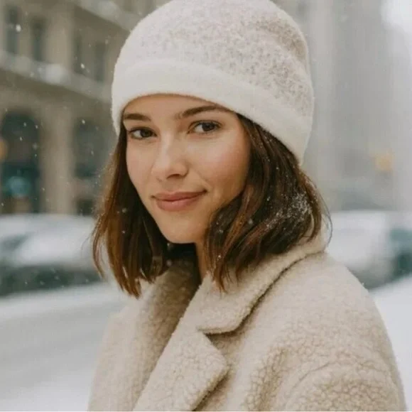 Barefoot Dreams CozyChic Lite Confetti Beanie Cream/Taupe OS