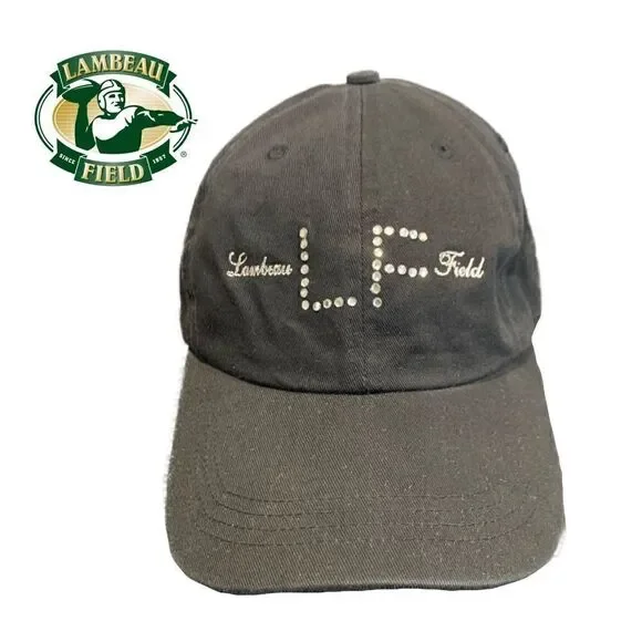Gear for sports Lambeau field womans bedazzle Black baseball hat