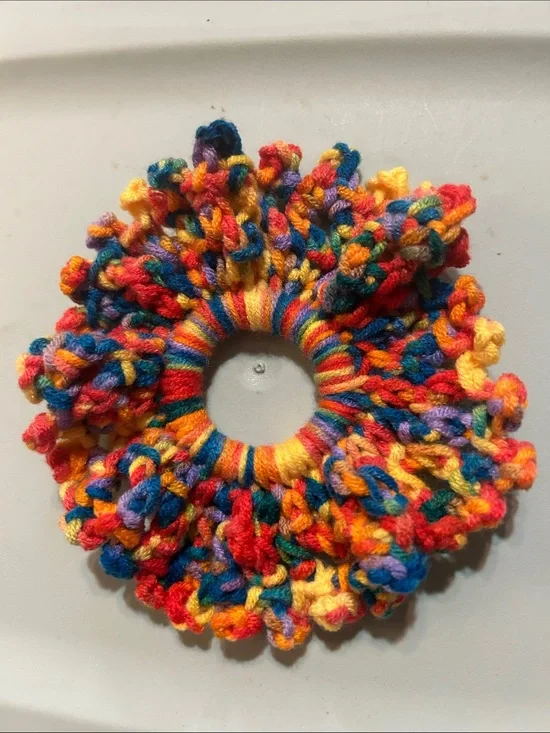 Multicolor Hair Scrunchie