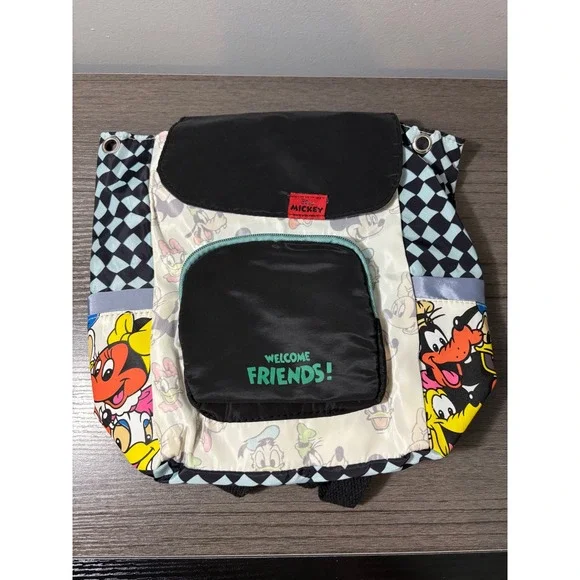 NWT Zara Disney Mickey and Friends‎ Backpack Childrens Easy Clean