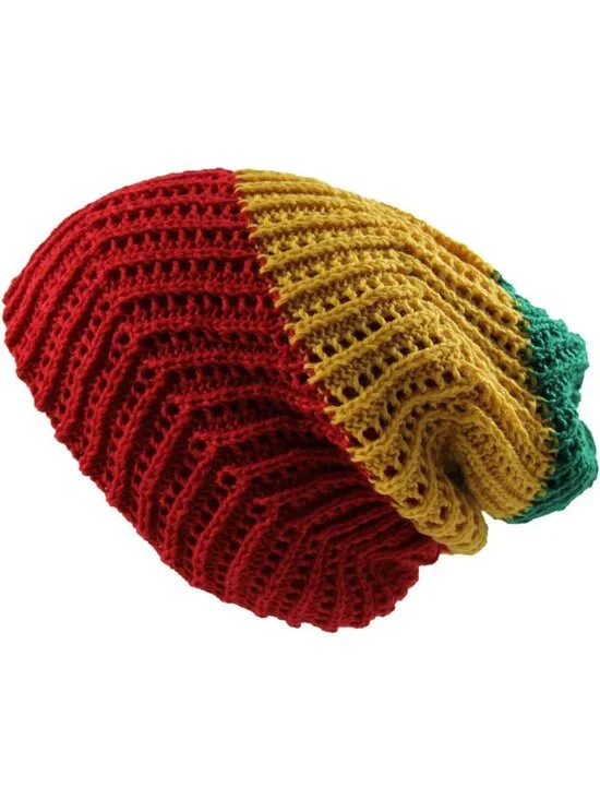 Unisex Knit Slouch Beanie - Reversible, Cozy, Stylish, Multiple Colors Available