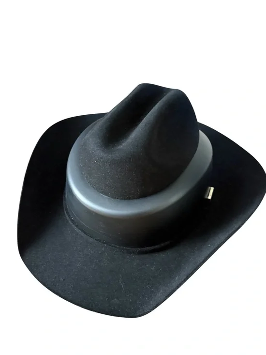 Resistol RideSafe Black Felt Western Cowboy Riding Helmet Size M SEI Certified U