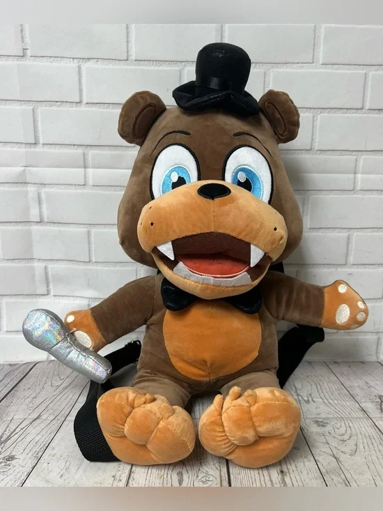 Bioworld Five Nights At Freddys Plush Backpack Freddy Fazbear FNAF