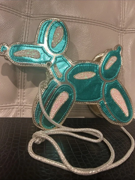 Cat & Jack Girls' Discontinued Novelty Balloon Dog Crossbody Purse