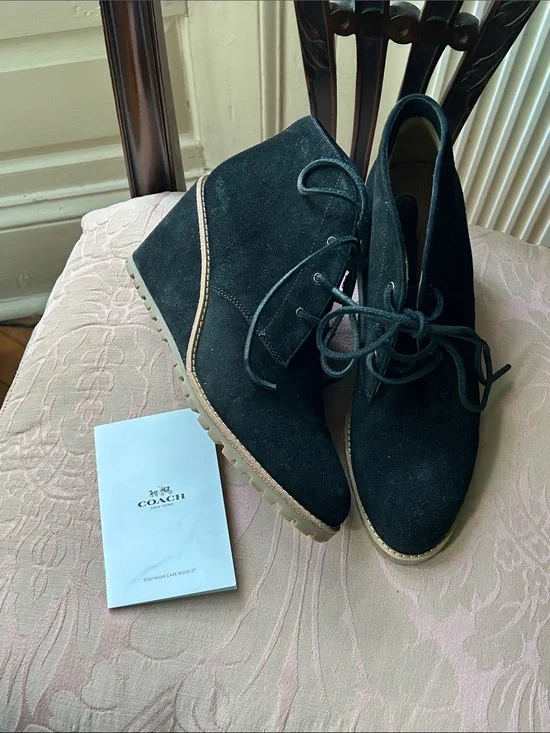 Coach Karson Wedge Boots