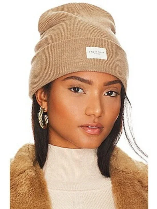 Rag & Bone Addison Wool-Blend Beanie NWT Gift Cold Weather