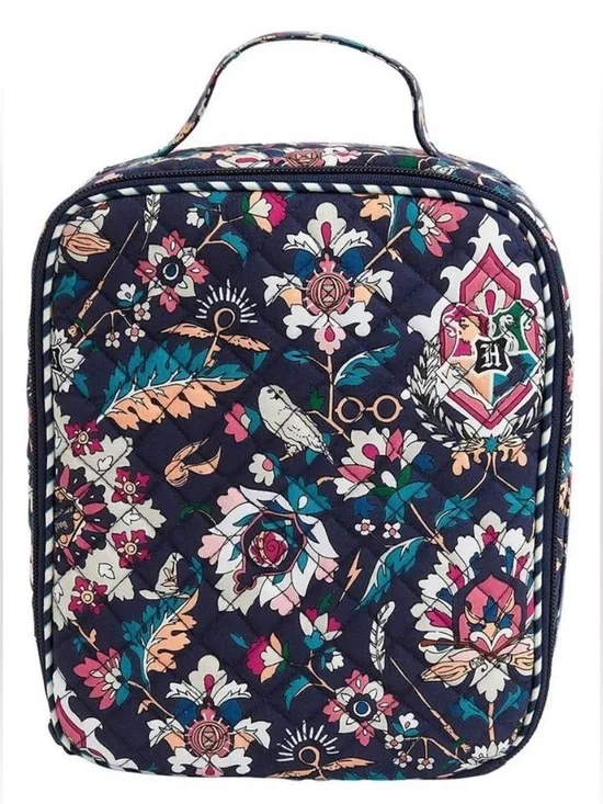 Vera Bradley Harry Potter Hogwarts Lunch Box Bag Tote Quilted Insulated