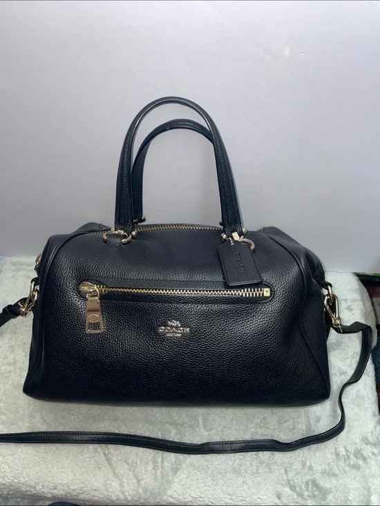 Coach ‘Primrose’ Pebbled Leather Satchel