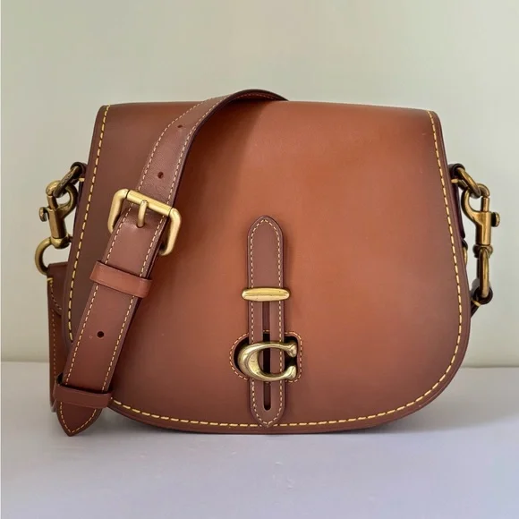 COACH 1941 Glovetanned Leather Saddle Bag