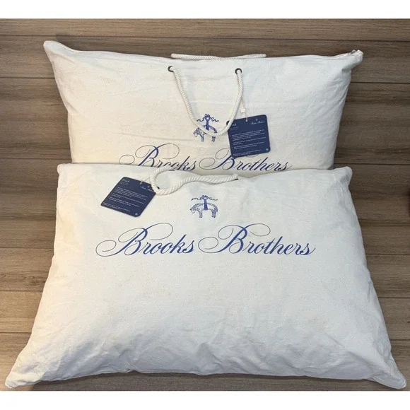 New Brooks Brothers 100% Wool Pillow Queen Size 20