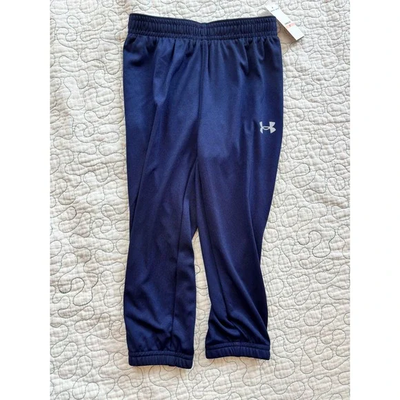 Under Armour Toddler Boys Navy Blue Track Pants Elastic Waist Joggers‎ Size 2T
