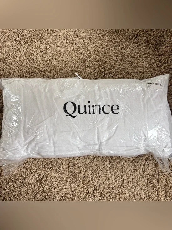 Quince Luxe Goose Down King Size Pillow Medium/Firm