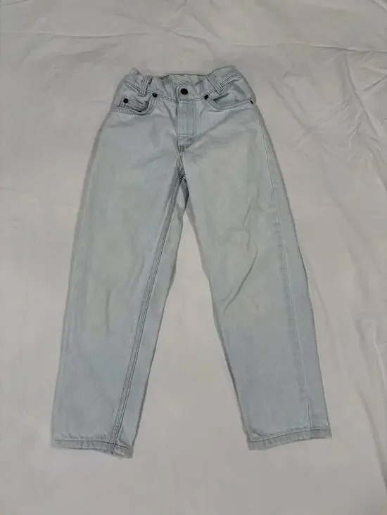 Vintage 90s 550 Levi’s Light Wash Denim Straight Leg Jeans Kids Size 9 Slim