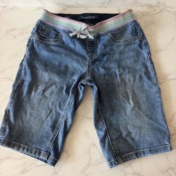 VIGOSS BERMUDA SHORTS THE THOMPSON GIRLS‎ PULL ON SHORTS SIZE LG 12  SUMMER