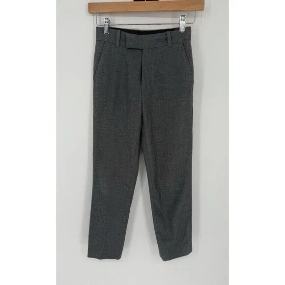 Calvin Klein Boys Gray Pleated‎ Dress Suit Pants Slacks  Size 8 Regular