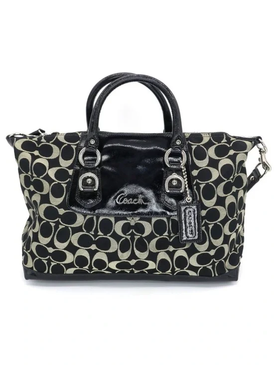 Coach Ashley Satchel Purse F15443 Vintage With Strap and Handles Y2K
