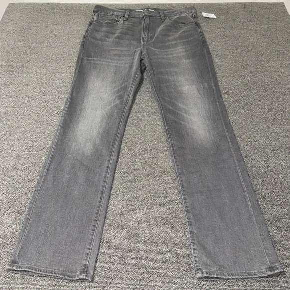 NWT Old Navy Girls Plus Size 18 Straight Built-In Flex Jeans Faded Black Casual