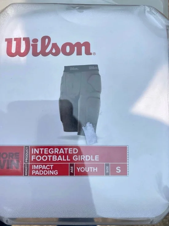 Wilson Gray Youth Integrated Football Girdle Small
