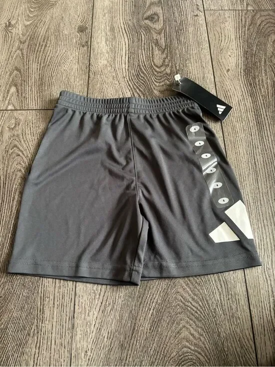 Adidas Athletic Gray boys Performance Shorts