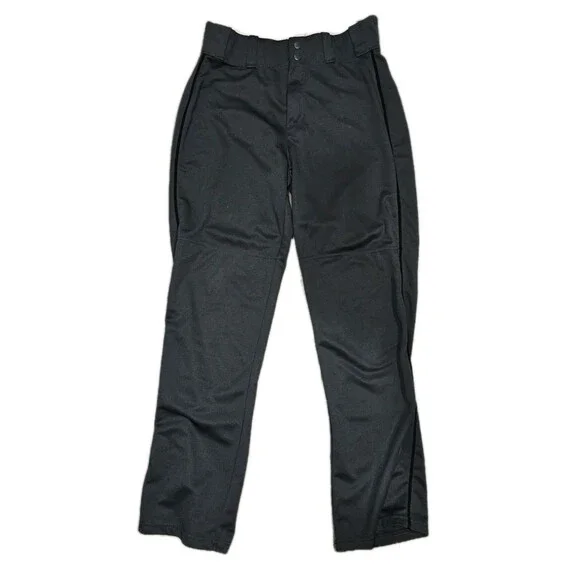 Alleson Athletic Pinstripe Baseball Softball Pants Youth Adult Gray Black