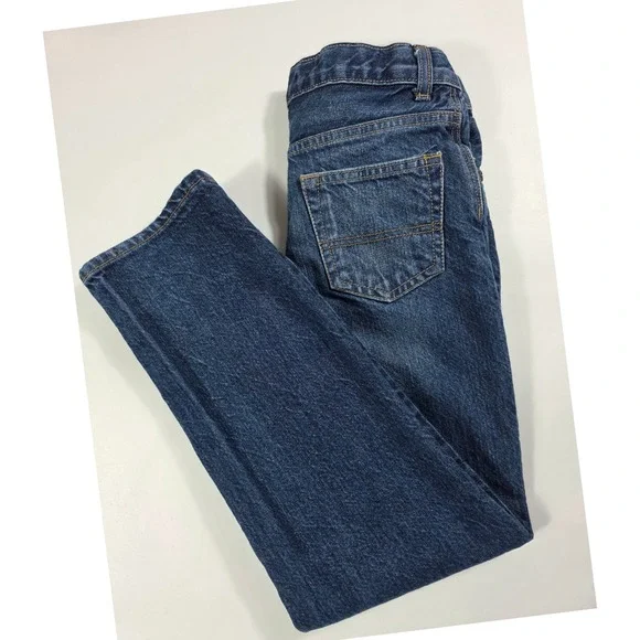 OshKosh Bgosh Jeans Boys 12R‎ Blue Straight Leg Denim Casual 100 Cotton Durable
