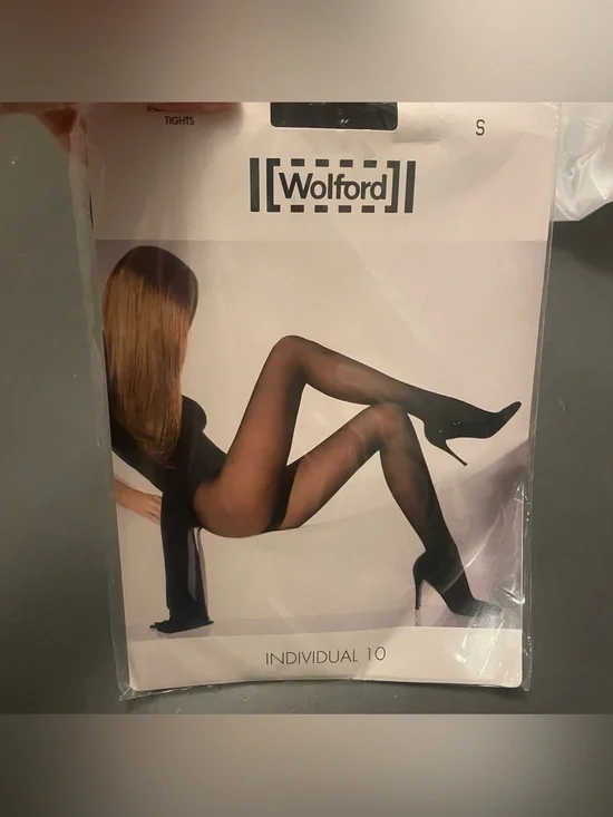 Wolford Sheer individual 10 Tights Black Individual size small pantyhose nylon