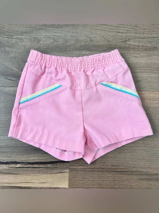 Vintage Winnie the Pooh Toddler Pink Shorts Size 2T