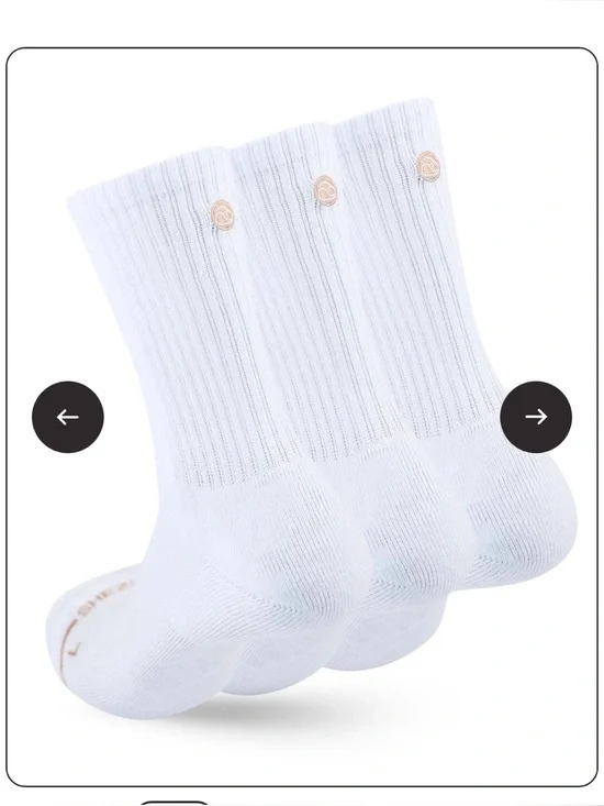 Shezza Unpadded Crew Sock | Size M